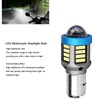 LED Motorcycle Headlight Bulb White High Brightness Wide View Aluminium