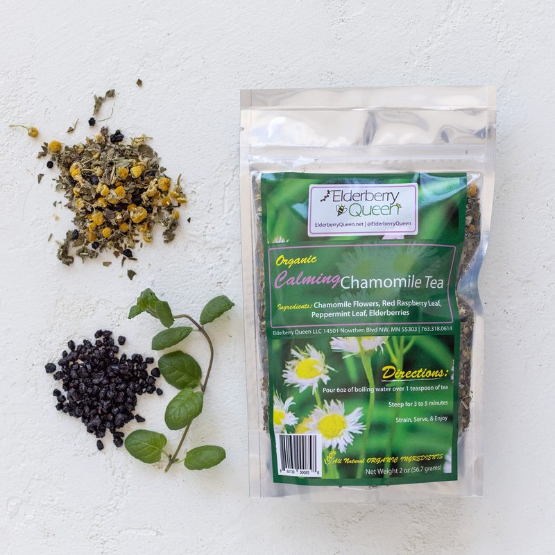 Chamomile Loose Leaf Tea, Pure Natural Herbal Tea Blend with