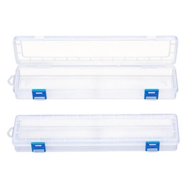 Pencil Case, Pencil Case, Soft Bag, Polypropylene Transparent Pen Case, Multi-purpose, Small Organizer Box with Lid, Lightweight, Durable, Stationery Storage for Students, Adults and Kids, Simple