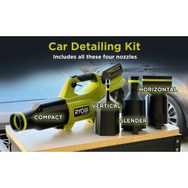 Milwaukee Compact Nozzle for Ryobi 40V 190 MPH 730 CFM Leaf Blower (Model RY404010) - Vertical Sweeper