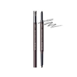 The Saem Eco Soul Pencil and Powder Dual Brow, 03 dark gray, 1 pc. / 더샘 에코 소울 펜슬 앤 파우더 듀얼 브로우, 03진회색, 1개