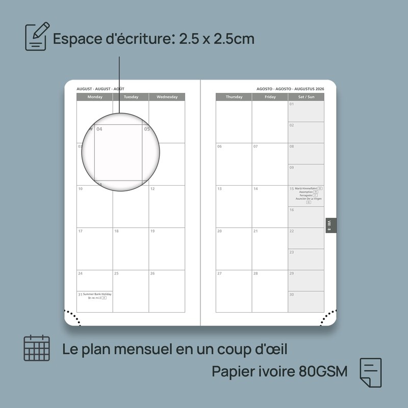 POPRUN 2026 officeproducts C6LTP7 - Brown