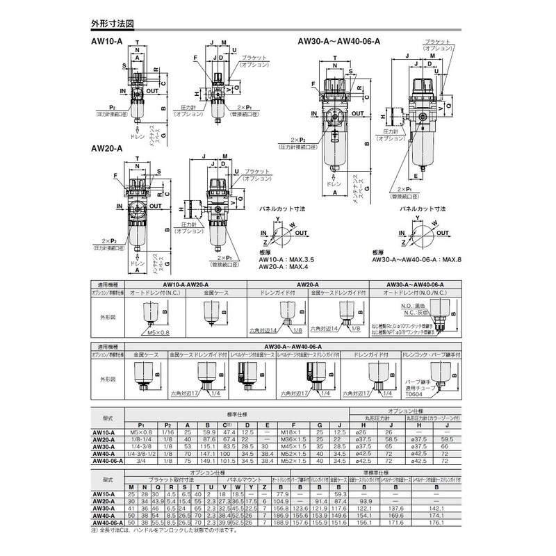 SMC Filter Regulator AW20-02B-A