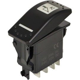 XYZIL 5 Pin ON-ON Rocker Switch 142-9116 Compatible with Caterpillar 216 226 228 232 236 242 246 247 248 252 257 257B 262 267 268B 277 287 287B Skid Steer Loader