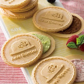 Kukkia Quatre Cookies Tivoli Flavors of Chocolate, Strawberry, Dark Chocolate, Matcha Green Tea 3.3 oz. (12 pieces) x 4 counts (Total 13.2 oz.) - Product of Japan