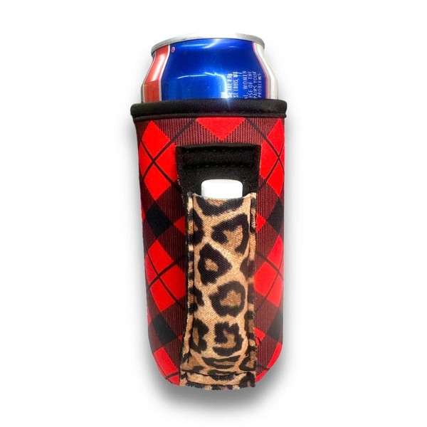 16oz Can Cooler Insulated - Lit Handlers Neoprene Fabric Beverage