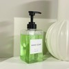 Clear Soap Dispenser with Waterproof Labels, Plastic Hand Soap Dispenser