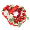 Artificial Heart Shaped Wreaths Wedding Wreaths Fake Flowers Decoration for