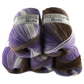 Rainbow Knitting Yarn Papatya Batik DK 5 x 100g Shade 554-23