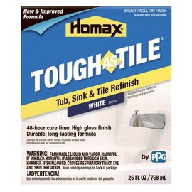 Homax Tough As Tile Gloss White Tub and Tile Refinishing Kit 26 oz.