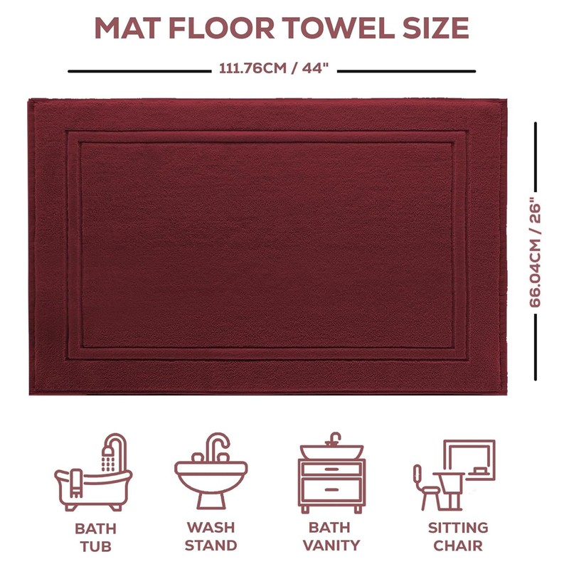 ALIBI Bath Mat Floor Towel| 1 Pack Super Soft &