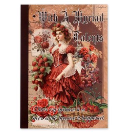 Auguro Vintage Ephemera Sticker Book 480 Pre Cut Washi Stickers for Journaling Junk Journal Sticker Book Scrapbooking Supplies Bullet Journal Supplies