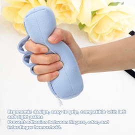 Finger Contracture Pillow, Anti-Flaw Ulcer Finger Splitter Separator Palm Handle for Elderly Health Care Finger Separator Finger Splint Support for Stroke Hemiplegia Rehabili