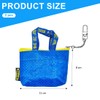 NHQZ Key Fob Bag, Mini Bag Bag Zip Chain for
