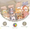 Cute Little Raccoon Stickers 3D Relief Mini Puffy Stickers Funny