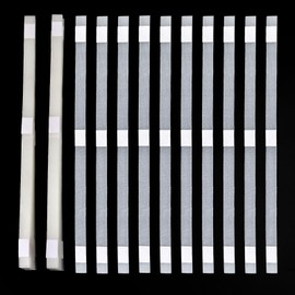 Supkiir 60Pcs Thermal Glue Strips With Mesh Backing, 0.47inch/12mm for Book Binding Repair, Hot Melt Adhesive With 86-100 Sheet Capacity