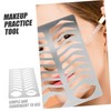 Healeved Eyebrow Stencil Eyebrow Stamp Eyebrow Template Brow Drawing Stencil