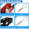 JSHANMEI Fishing Crimping Tool Heavy Duty Crimper Pliers with Crimp