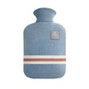 Knit cover, portable hot water pack, compress bag, thermal water bag Large capacity 2000ml gray 2ea