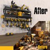 Spampur Power Tool Organizer for Tool Storage, Drill Holder Wall