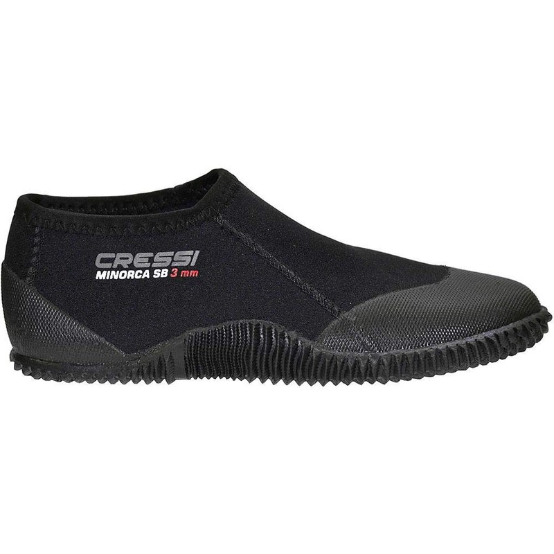 CRESSI Zapato Acuativo Minorca Neopreno 3mm, Negro/Negro, 13