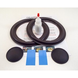 For Bose BOSE 301 series I II III 8" Woofer Refoam Kit -Speaker Foam w/ Correct Dust Caps