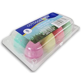 The Spring Shop Easter Egg-Shaped Colorful Sidewalk Chalk - 8 Count