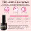 Dan's Nails Rubber Base Gel Polish Coat (Iguana Green)