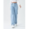 Mars power Straight Leg Jeans for Women,High Waisted Wide Leg