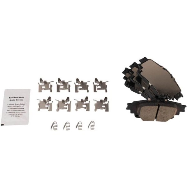 TRQ 54DX49F Rear Brake Pad Set Fits 2021-2022 Toyota Sienna