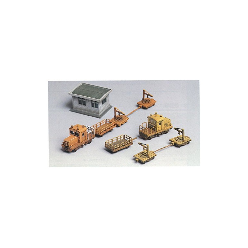 グリーンマックス Nゲージ 2151 保線区車両と詰所 (未塗装キット)