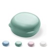 LaaSong Travel Soap Holder Soap Holder Round Soap Dish Soap