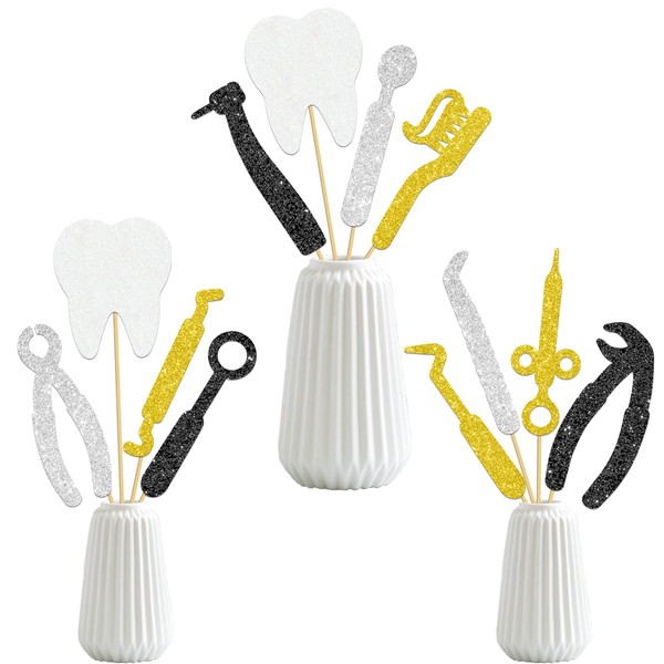 Dentist Party Centerpiece Sticks Happy Dentist's Day Party Supplies Dental