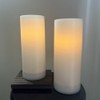 OWLZOO Solar LED Outdoor Flameless Candle, 10 x 4 inches,