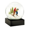 CoolSnowGlobes Skiers Cool Snow Globe
