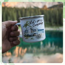 20 Sheets UV DTF Stickers, Outdoor Hiking Adventures Camping UV DTF Cup Wraps for 16 20 oz Tumbler, Wilderness Trekking Cold Transfer Sticker Decals DIY Glass Water Bottle Bumper Journal Decoration