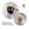 KONTONTY Bear Shaped Hair Rings Pcs Hair Accessories Girl Plush