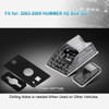 Partsam Replacement for Hummer H2 Cab Roof Lights Smoked Housing