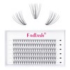 FADLASH Lash Clusters Extensions 10D Individual Cluster Lashes Black DIY