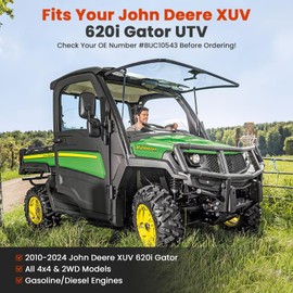 YCLL Fuel Pump For For John Deere XUV 620i Gator UTV,Replace #BUC10543,M155491, BUC10543, AUC11924, AM136232