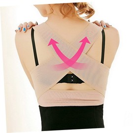 Gatuida 2pcs Women Hunchback Posture Corrector for Back Support Xl Chest Shaping Device Breathable Skin Brace for Better Sitting and Standing Posture