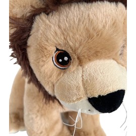 Toys Wonderland Leeu the Lion Plush 16" Stuffed Animal Toy with Cute Pre-Recorded Roar Sound