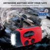 2023 Upgrade Echainstar Portable Solar Radio with AM FM NOAA,