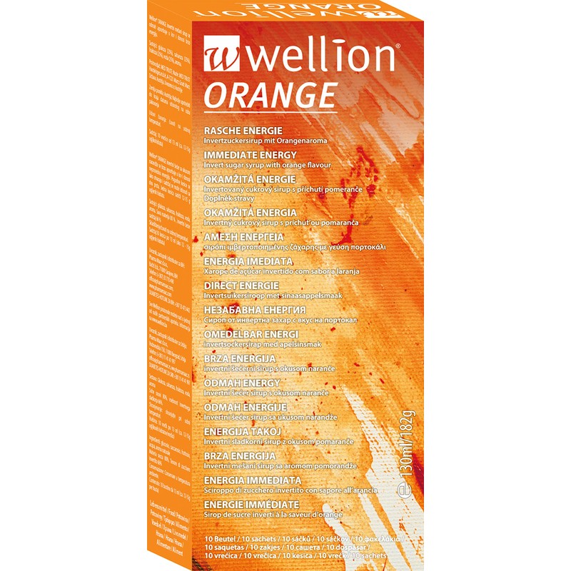 Wellion Orange Invert Sugar Syrup (1 x 10 Bags)