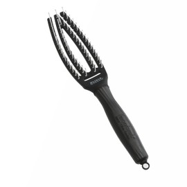 Olivia Garden Fingerbrush™ Paddle Hair Brush Small - Scalp Shape, Ionic Bristles, Massage, Comfortable, Anti-Static & Vented Hairbrush