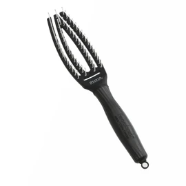 Olivia Garden Fingerbrush™ Paddle Hair Brush Small - Scalp Shape, Ionic Bristles, Massage, Comfortable, Anti-Static & Vented Hairbrush