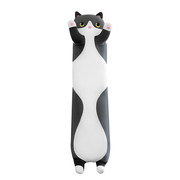Long Cat Plush Pillow, Cute Cat Plush Pillow, Plush Filled