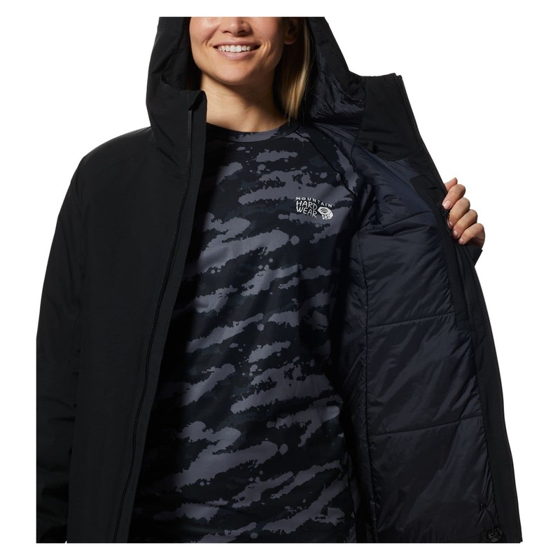 Mountain Hardwear Women's Stretch Ozonic Insulated Jacket, Black, Small