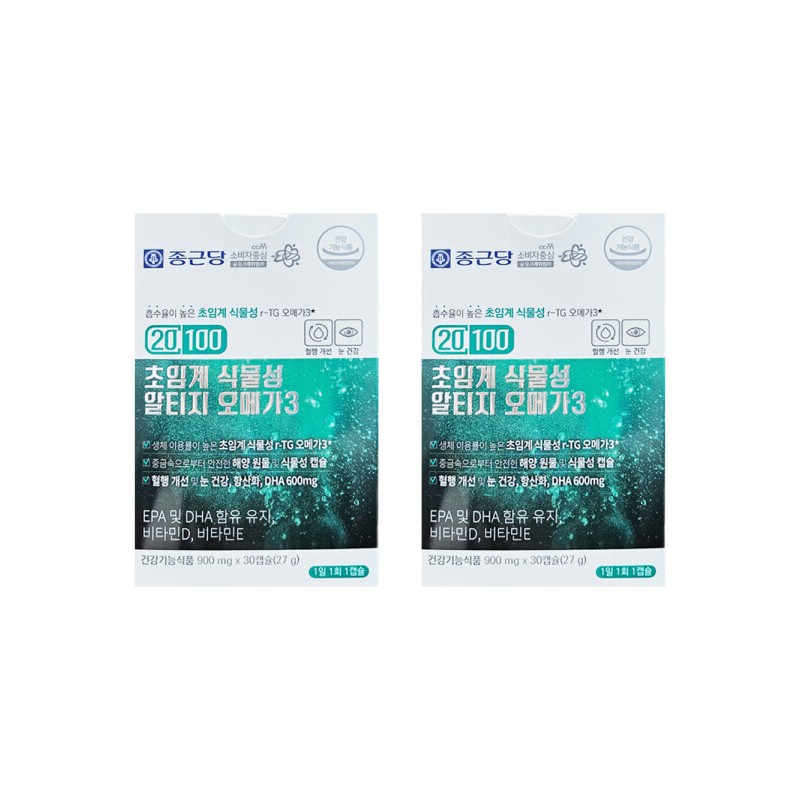 Chong Kun Dang 20100 Supercritical Vegetable Altige Omega 3 900mg