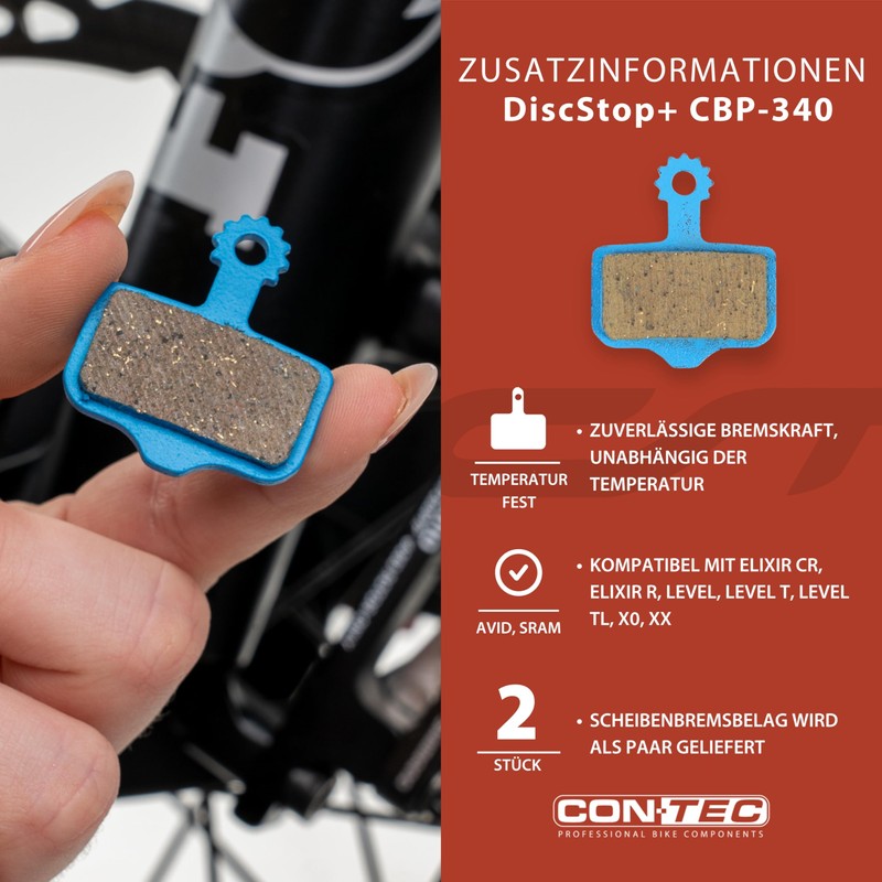 CONTEC Disc Brake Pads Avid Elixir Disc Stop and 4250311373256